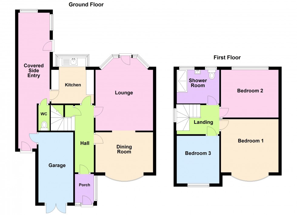 Floorplan for Calthorpe Road, Walsall