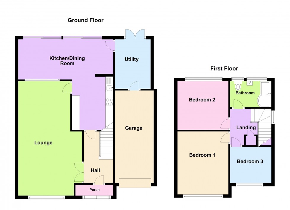 Floorplan for Clifton Avenue, Aldridge