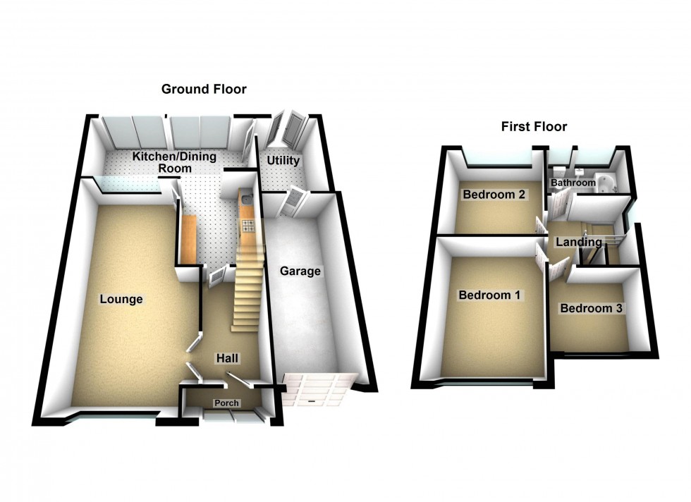 Floorplan for Clifton Avenue, Aldridge