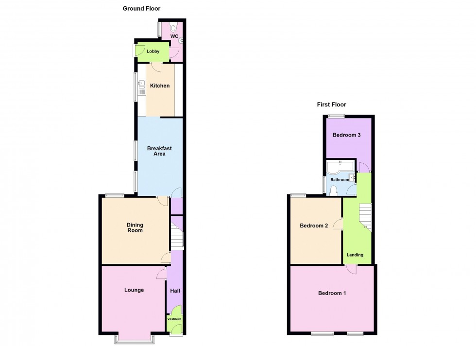 Floorplan for Emery Street, Walsall