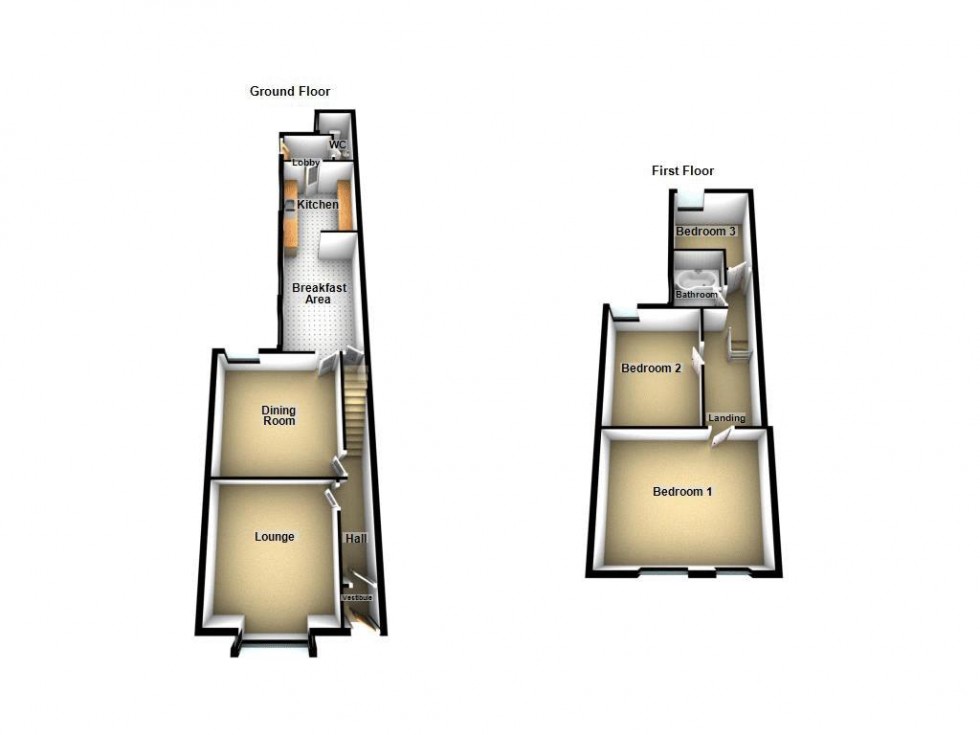 Floorplan for Emery Street, Walsall