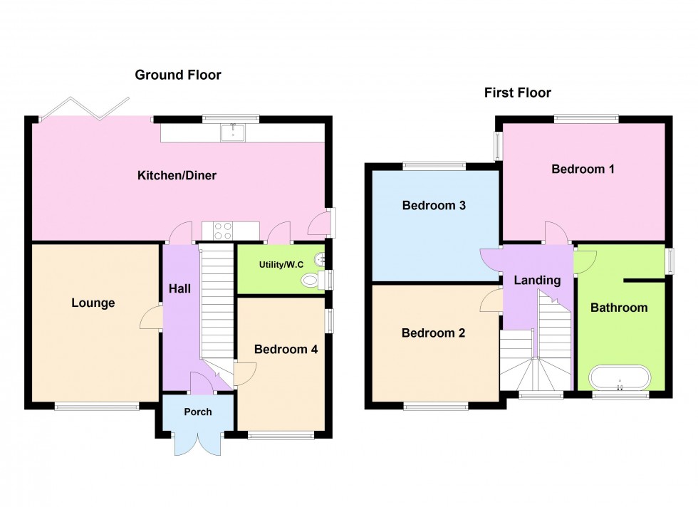 Floorplan for Seven Acres, Aldridge