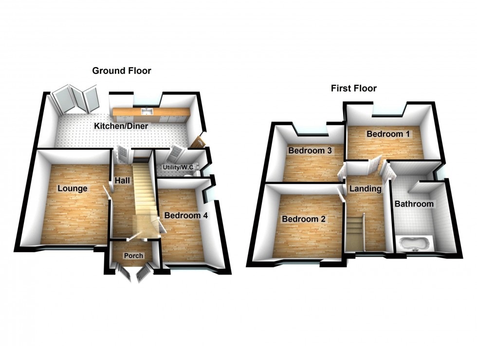 Floorplan for Seven Acres, Aldridge