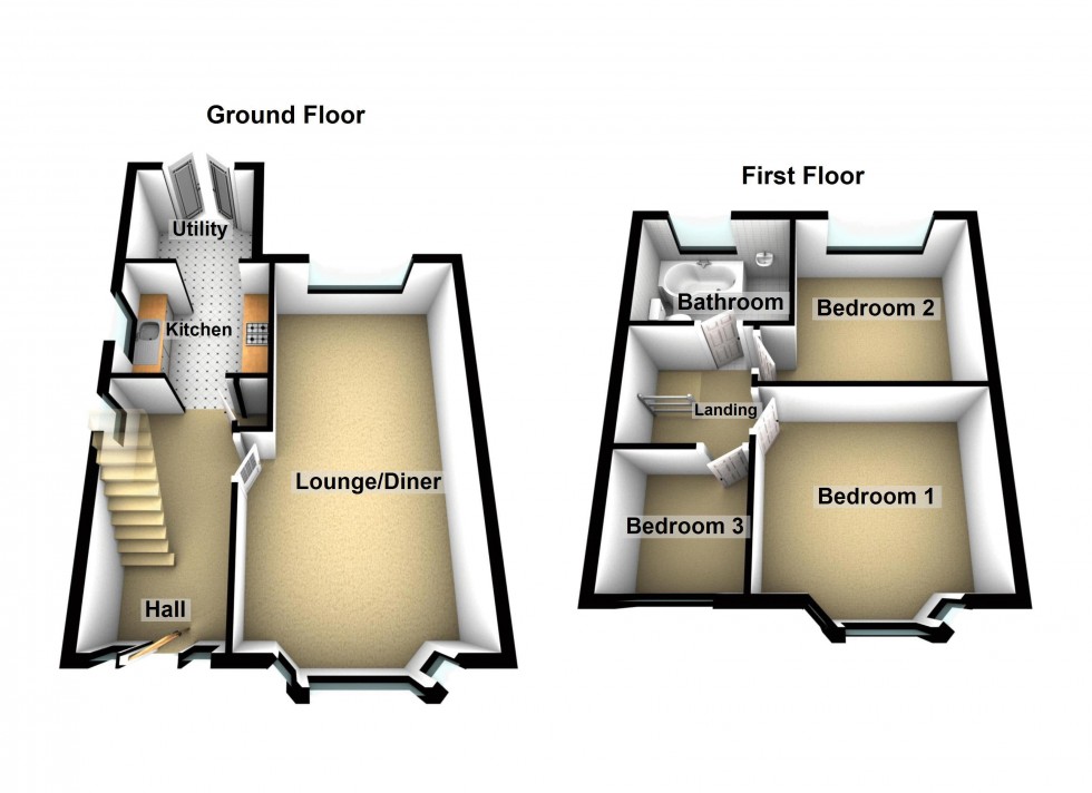 Floorplan for Sutton Road, Walsall