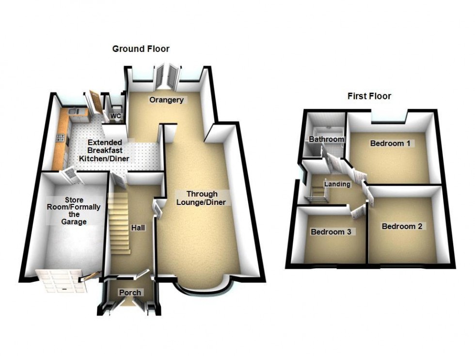 Floorplan for Sutton Road, Walsall