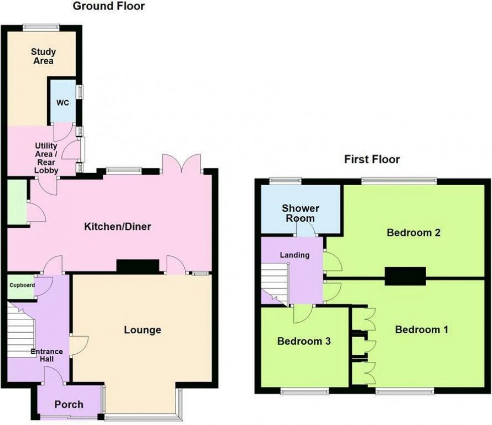 Floorplan for Redhouse Lane, Aldridge