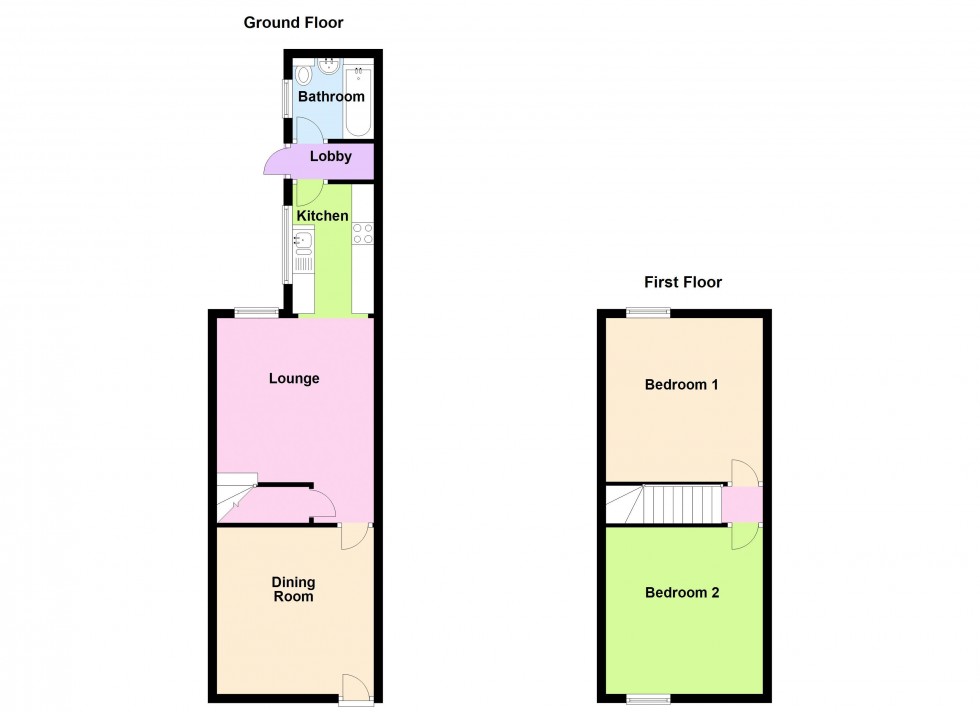 Floorplan for Florence Street, Walsall