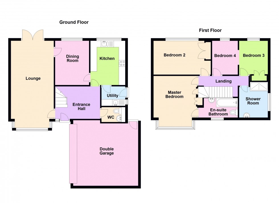 Floorplan for Fox Walk, Walsall