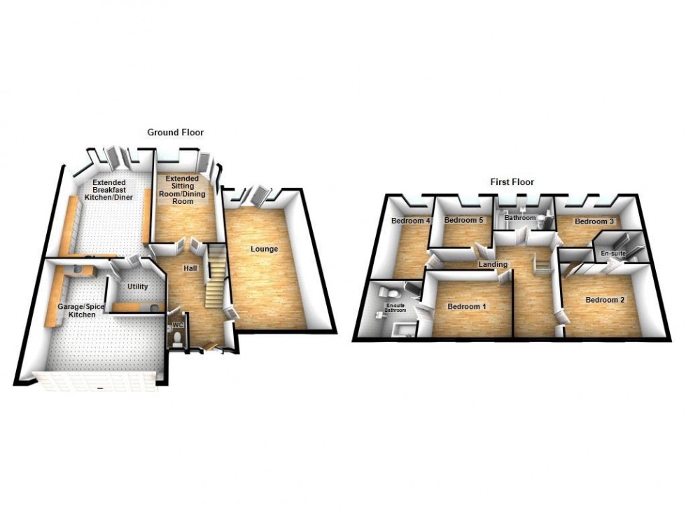 Floorplan for Beacon Rise, Aldridge